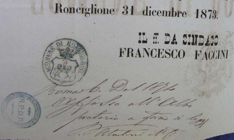 1873 -3- Comune di Ronciglione-Avviso d'asta -particolare b